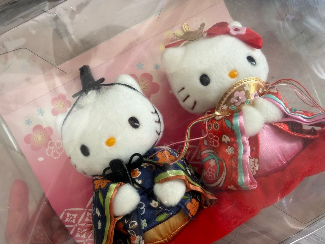 【新品箱入り】キティ ダニエル ぬいぐるみ ウェディング 雛人形