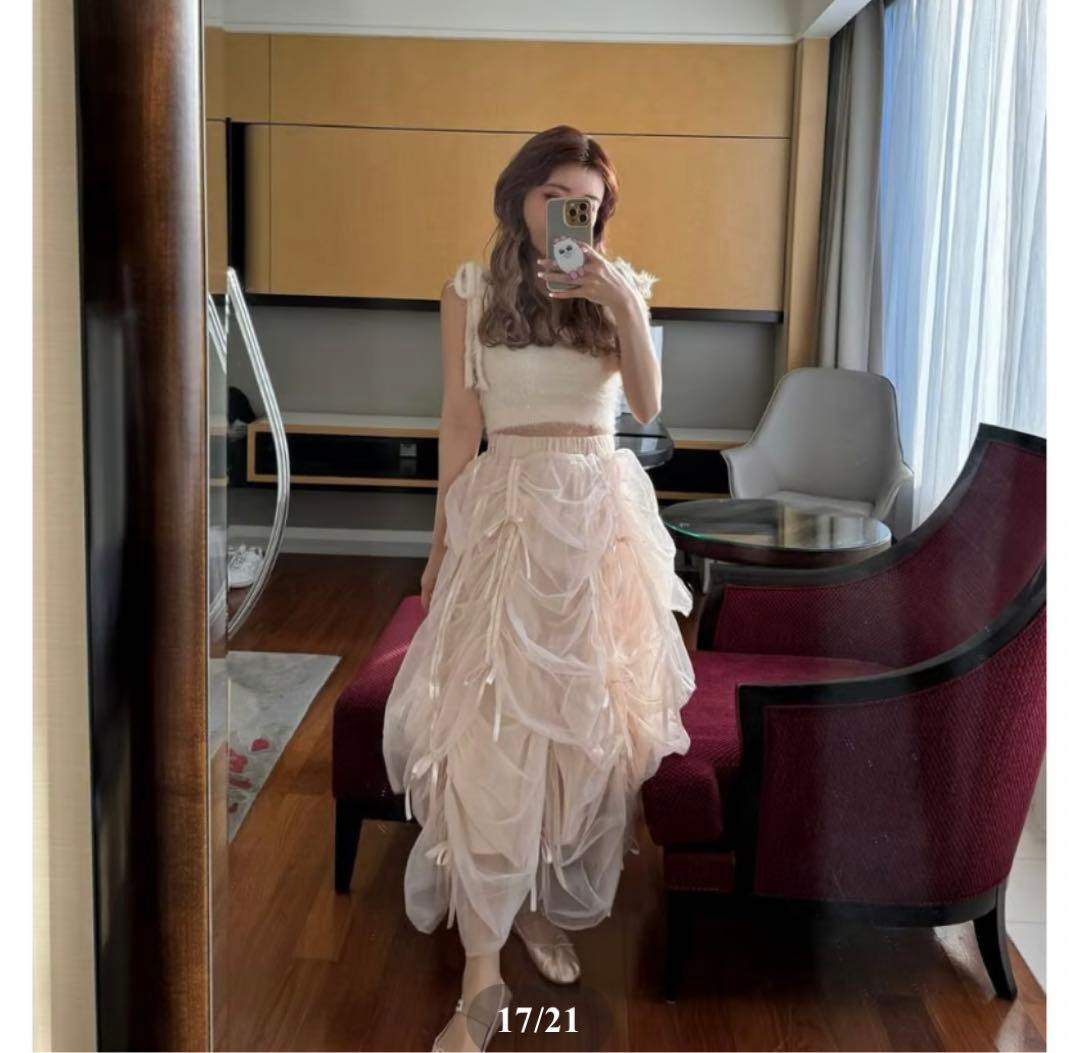 完売品 トリートユアセルフ バレリーナ ドロストリング リボン