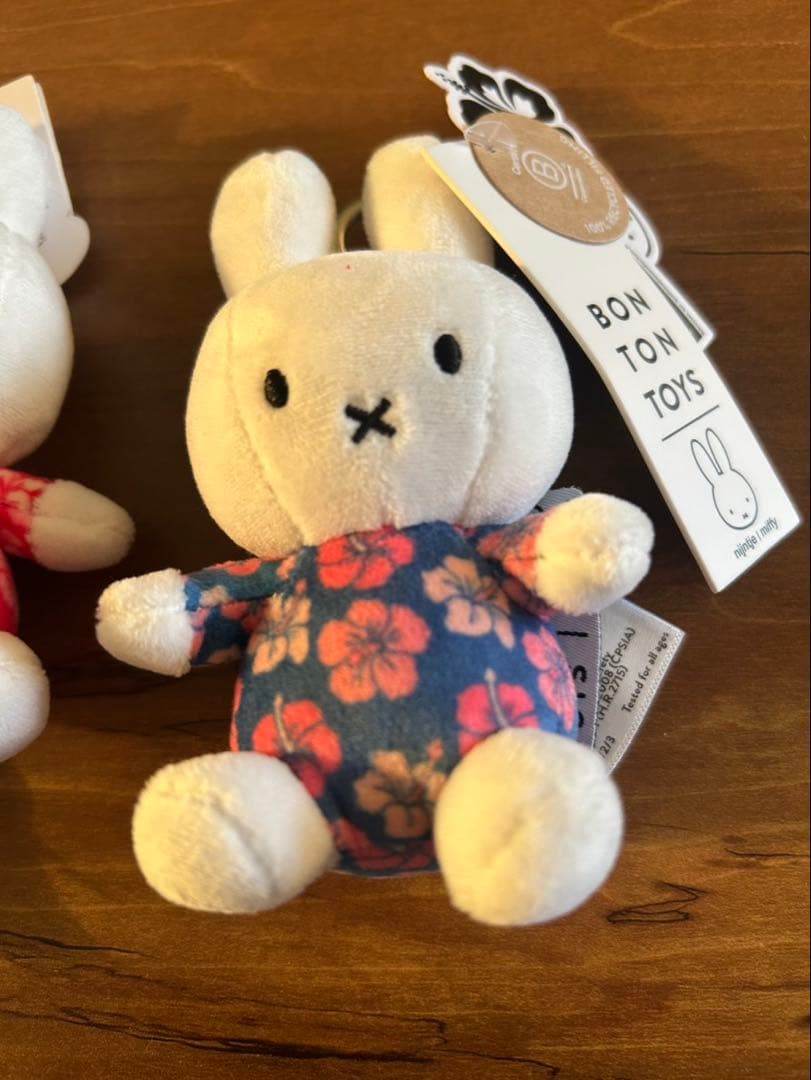 Kira×Miffy キラミッフィー ハワイ限定 ボントントイズ キーホルダー