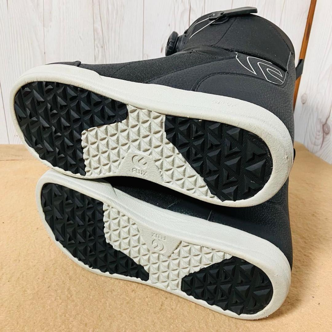 【美品】FLUX スノーボードブーツ FL-BOA 26.0cm ブラック