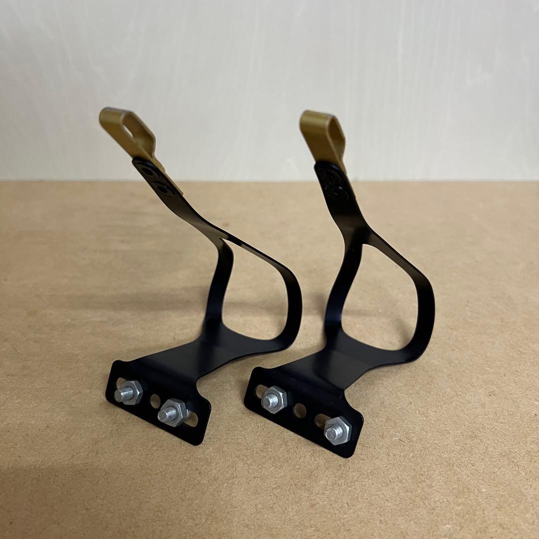 コルナゴ Colnagoトゥークリップ ALE Italy 黒/金 - メルカリ