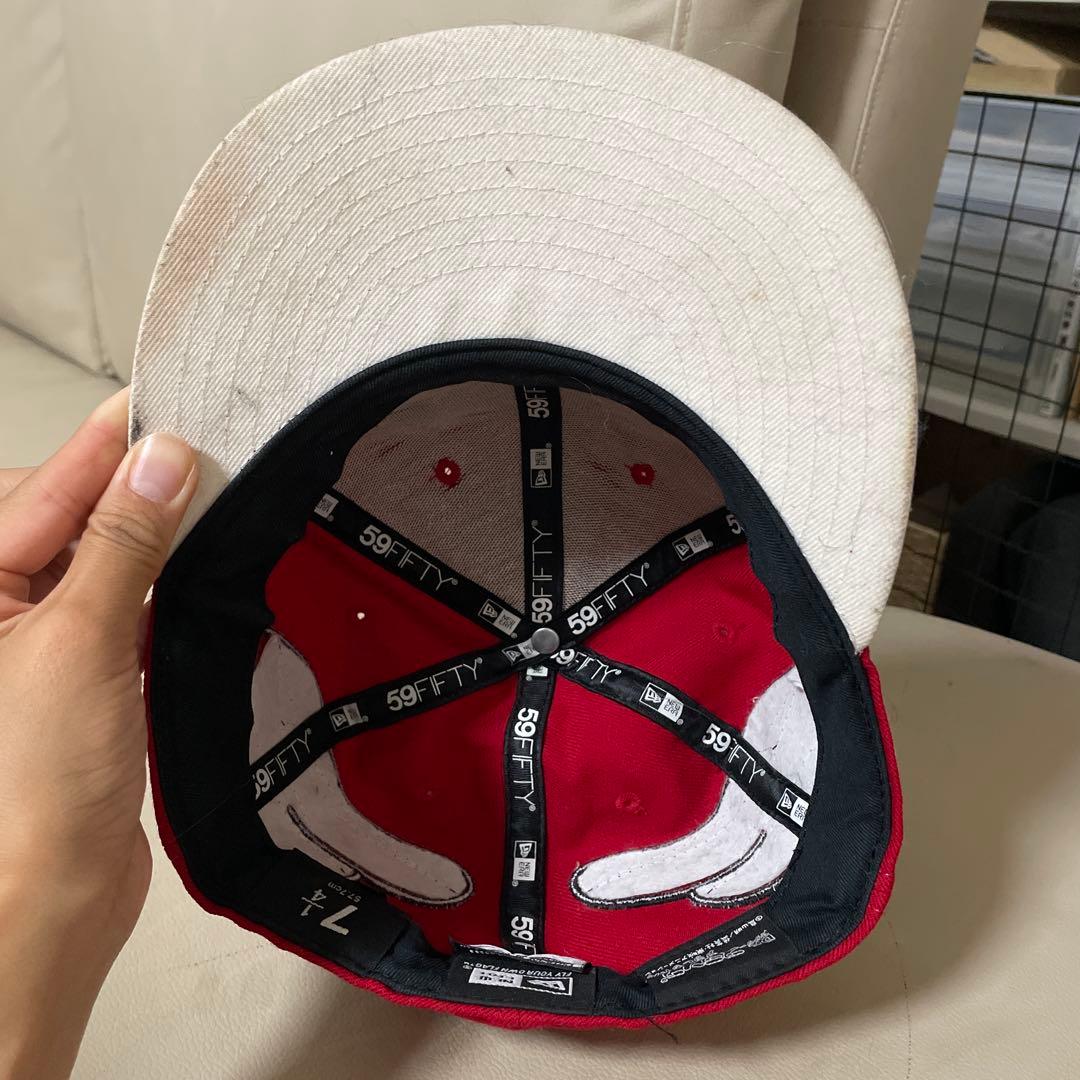 【値下げ】アラレちゃん×ニューエラ　キャップ　7 1/4 57.7cm