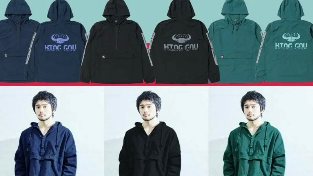 新品】King Gnu キングヌー アノラック パーカー グリーン - メルカリ