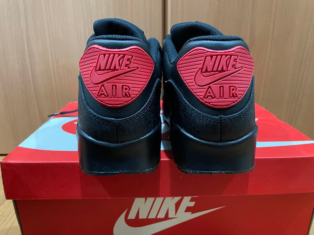 NIKE エアマックス90 ロシアン フローラル ブラックレッド 27.0cm