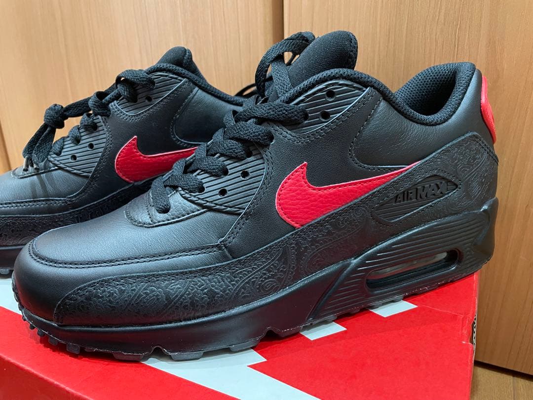 NIKE エアマックス90 ロシアン フローラル ブラックレッド 27.0cm