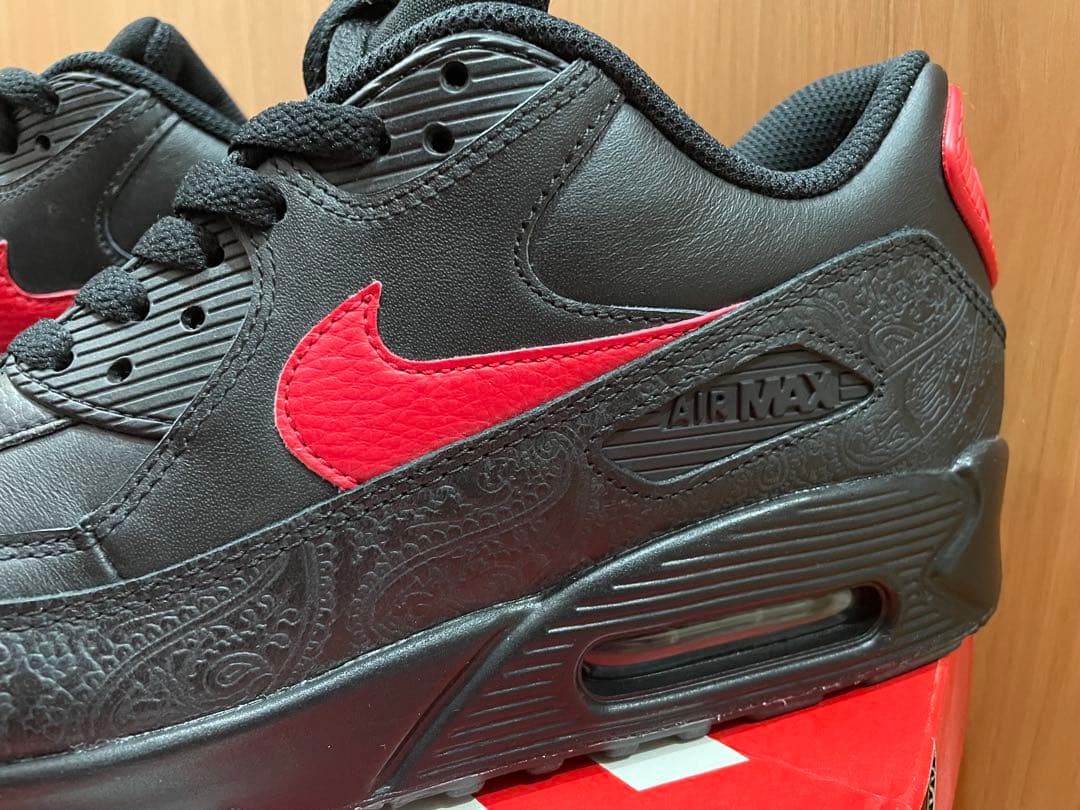 NIKE エアマックス90 ロシアン フローラル ブラックレッド 27.0cm