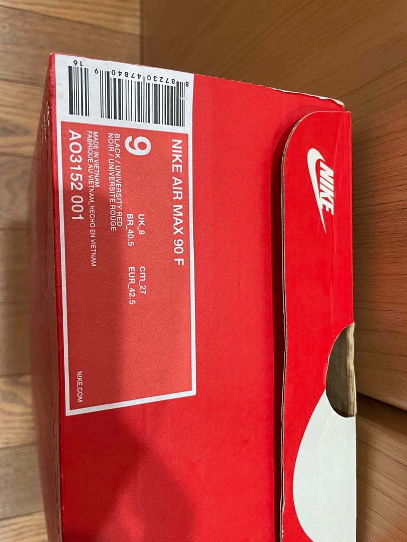 NIKE エアマックス90 ロシアン フローラル ブラックレッド 27.0cm