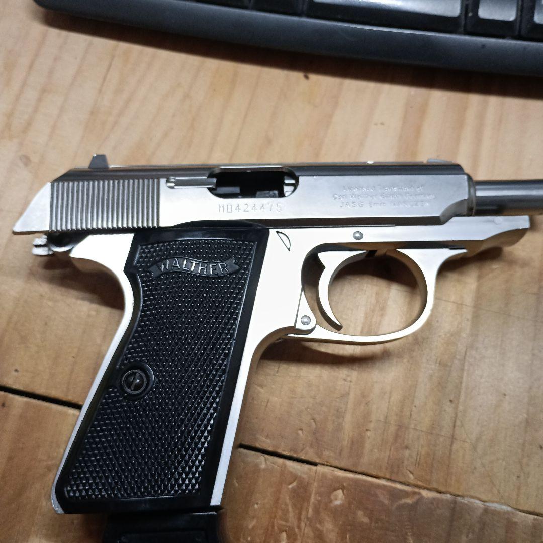 マルゼン　Walther PPK/S ガスガン シルバー　動作確認済