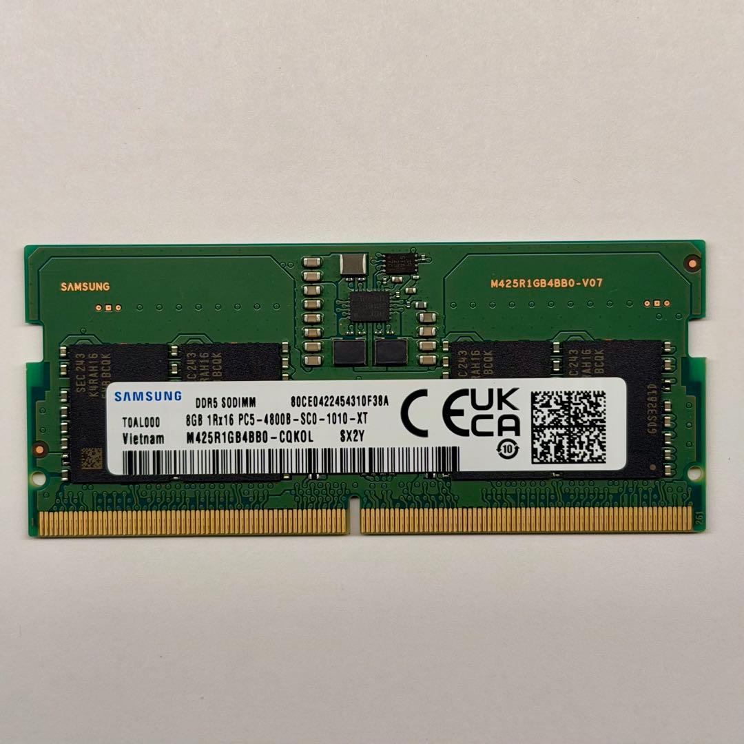 SAMSUNG DDR5メモリ SO-DIMM 4800MHz 8GB 楽天市場】8gb ddr5 4800 ノート メモリ サムスン SAMSUNG PC5 38400