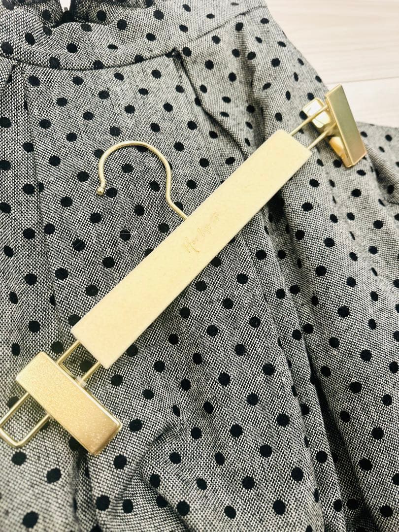 Herlipto Tweed Flocked Dot Long Skirt - メルカリ