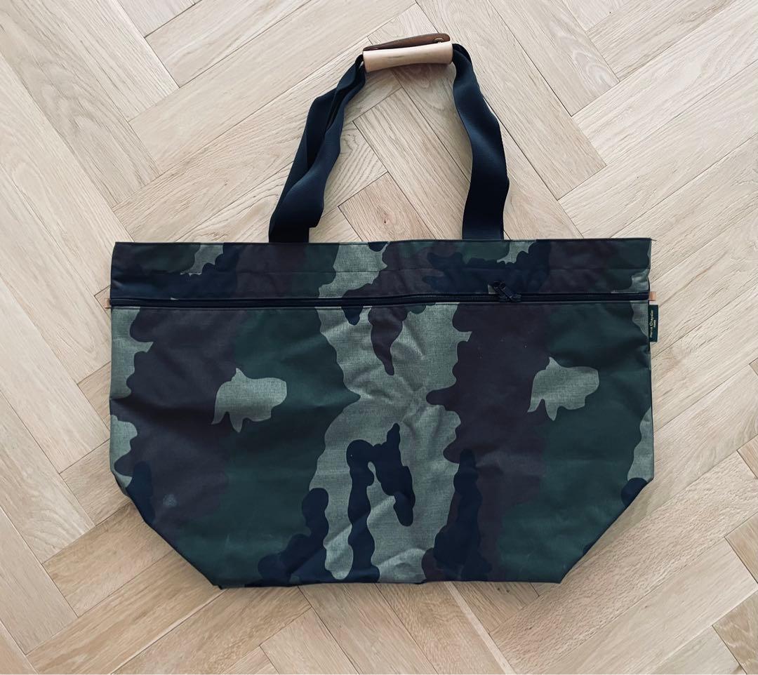 エルベシャプリエ カモフラ トラベルバッグXL　コーデュラナイロン仕様　廃盤 エルベシャプリエ カモフラ トラベルバッグXL コーデュラナイロン仕様