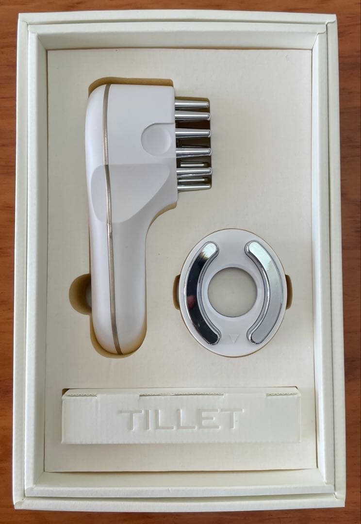 ティレット 美顔器　TILLET w-GEAR ホワイト　 中古品 楽天市場】リモート納品研修付 日本製 エレクトロポレーション 美顔器