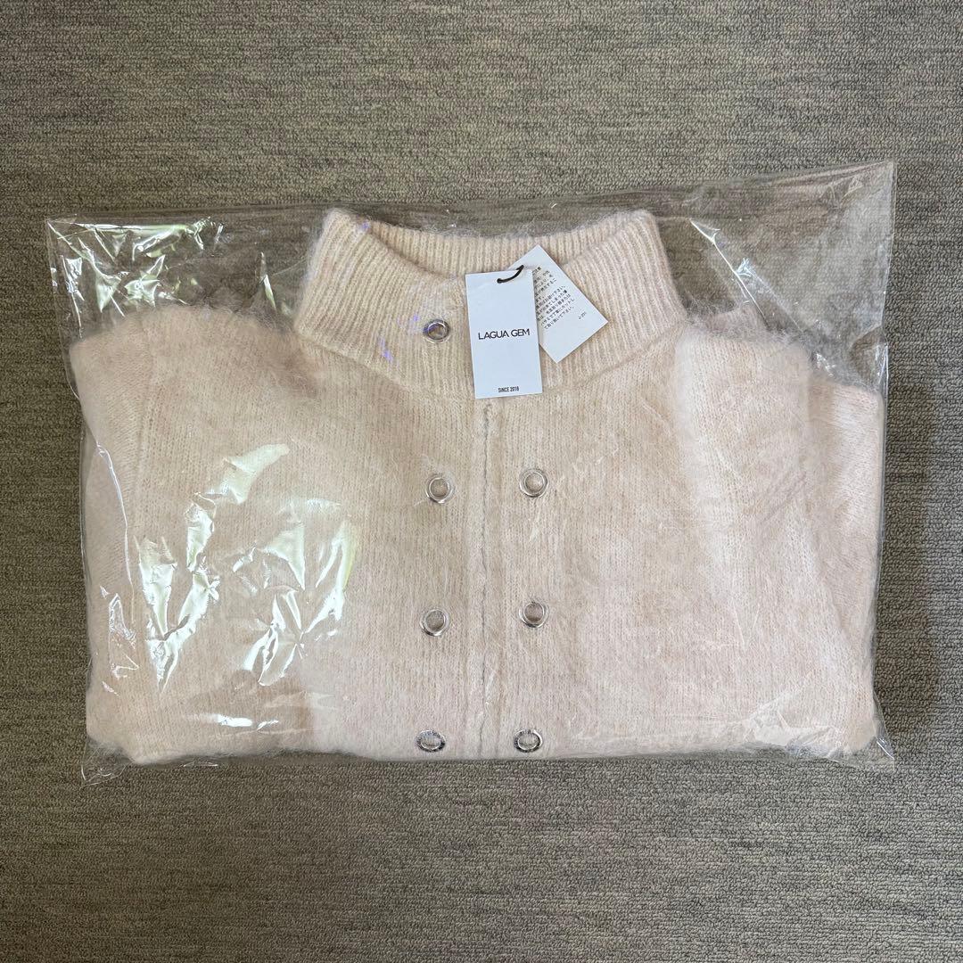 ZIP SIDE EYELET ニット LAGUA GEM ラグア トップス - メルカリ