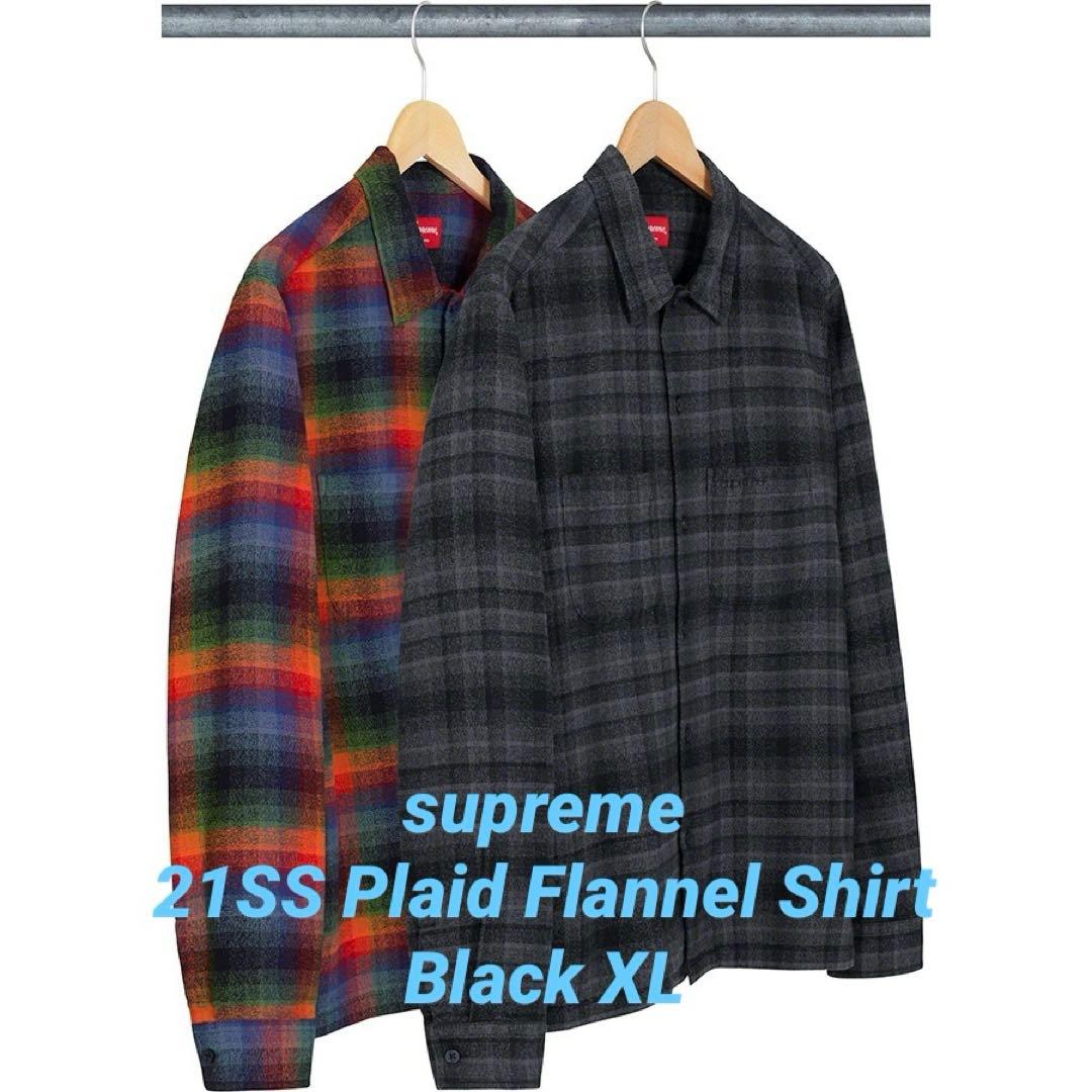supreme 21SS Plaid Flannel Shirt XL