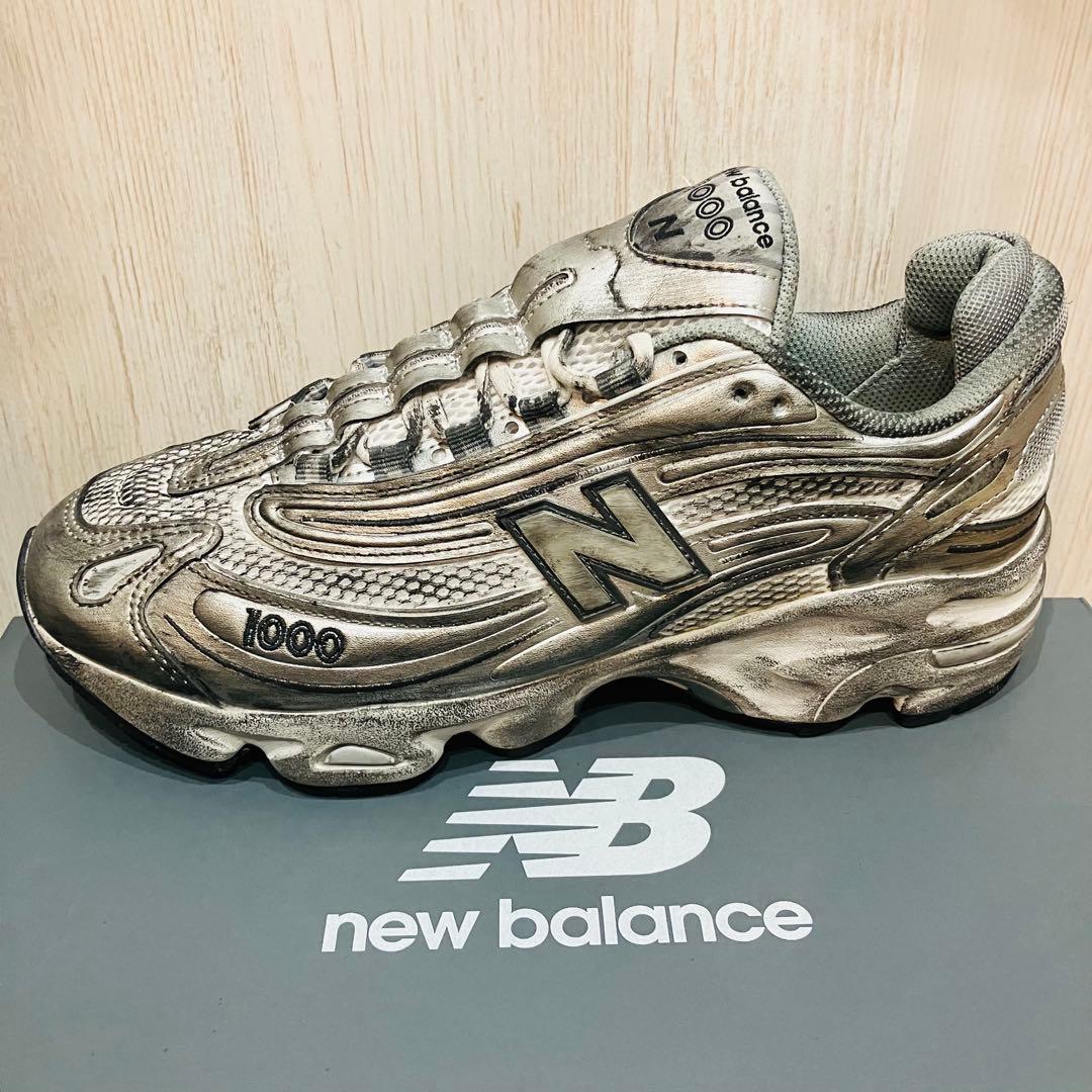 新品未使用】New Balance M1000G シルバー スニーカー 26㎝ - メルカリ