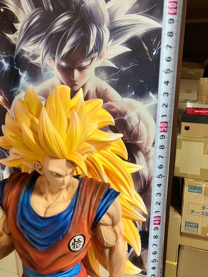 孫悟空 超サイヤ人3 フィギュア 大型 新品 54cm 海外品