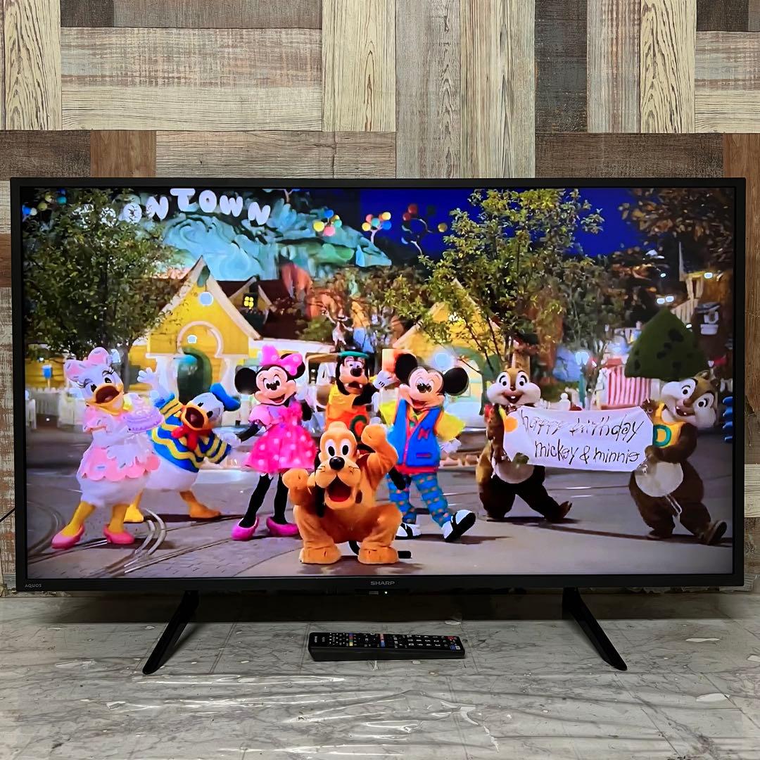 超カルサーすみれんげさん専用使用感少ないシャープ 42V型 4Kチューナー内蔵