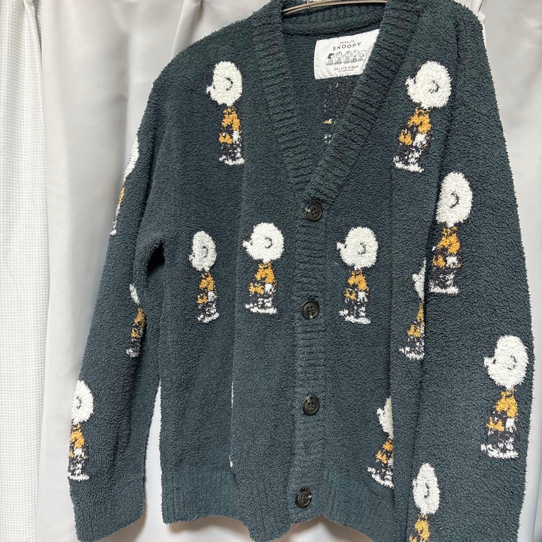 ジェラピケ GELATO PIQUE スヌーピー カーディガン - メルカリ