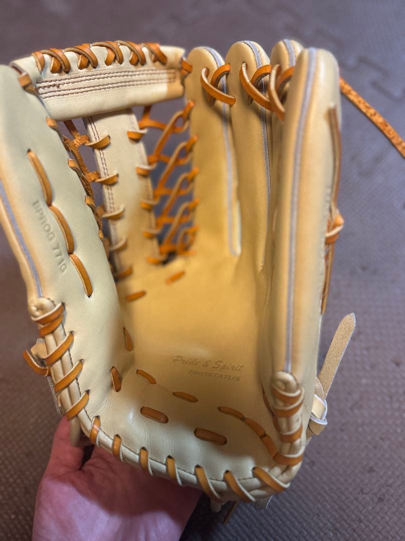 ZETT 硬式外野手 グローブ 右投用 サイズ9 キャメル BPROG711G - メルカリ