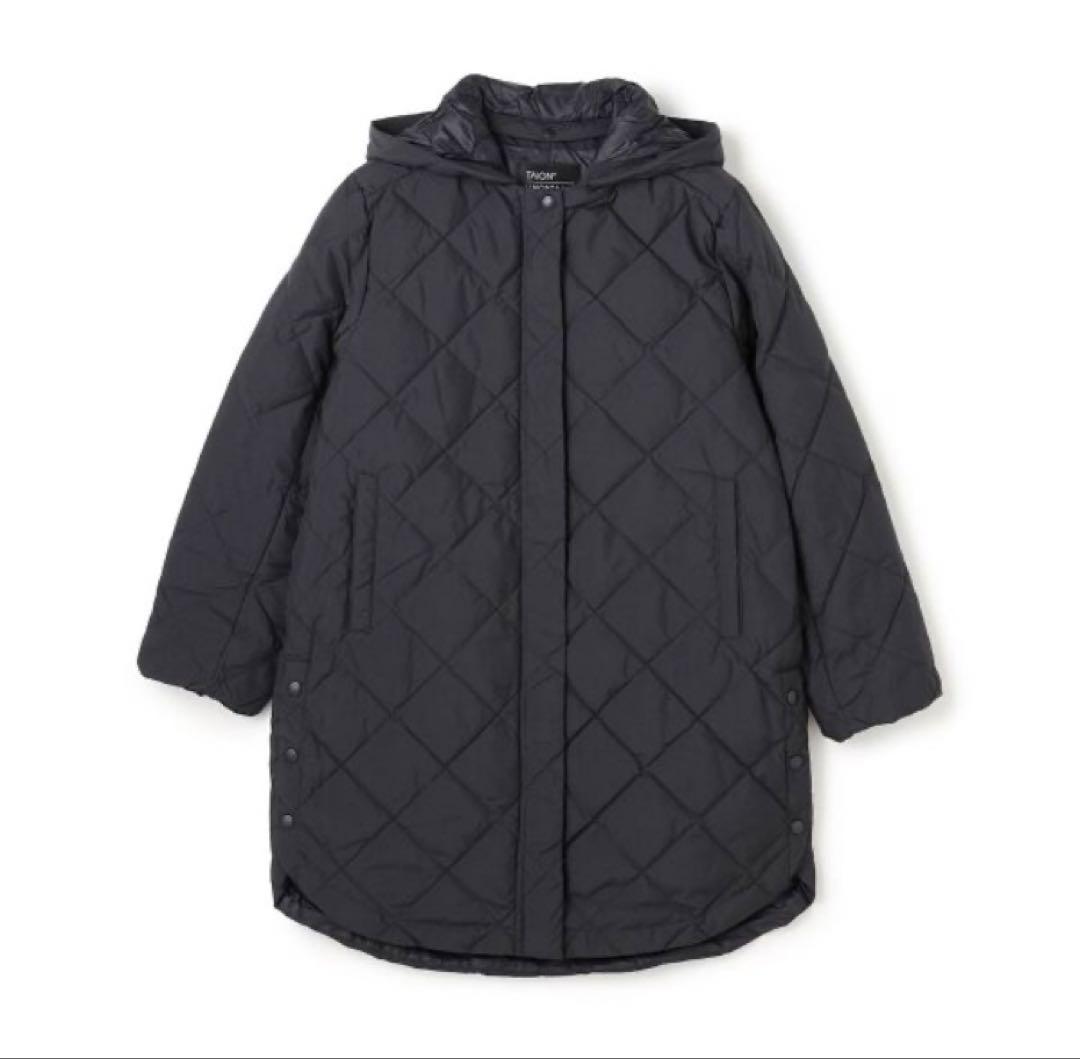 TAION unfilo 2way キルティングダウン　M ブラック UNFILO L 【TAION×UNFILO 】2WAY キルティングダウン （ブラック） -靴