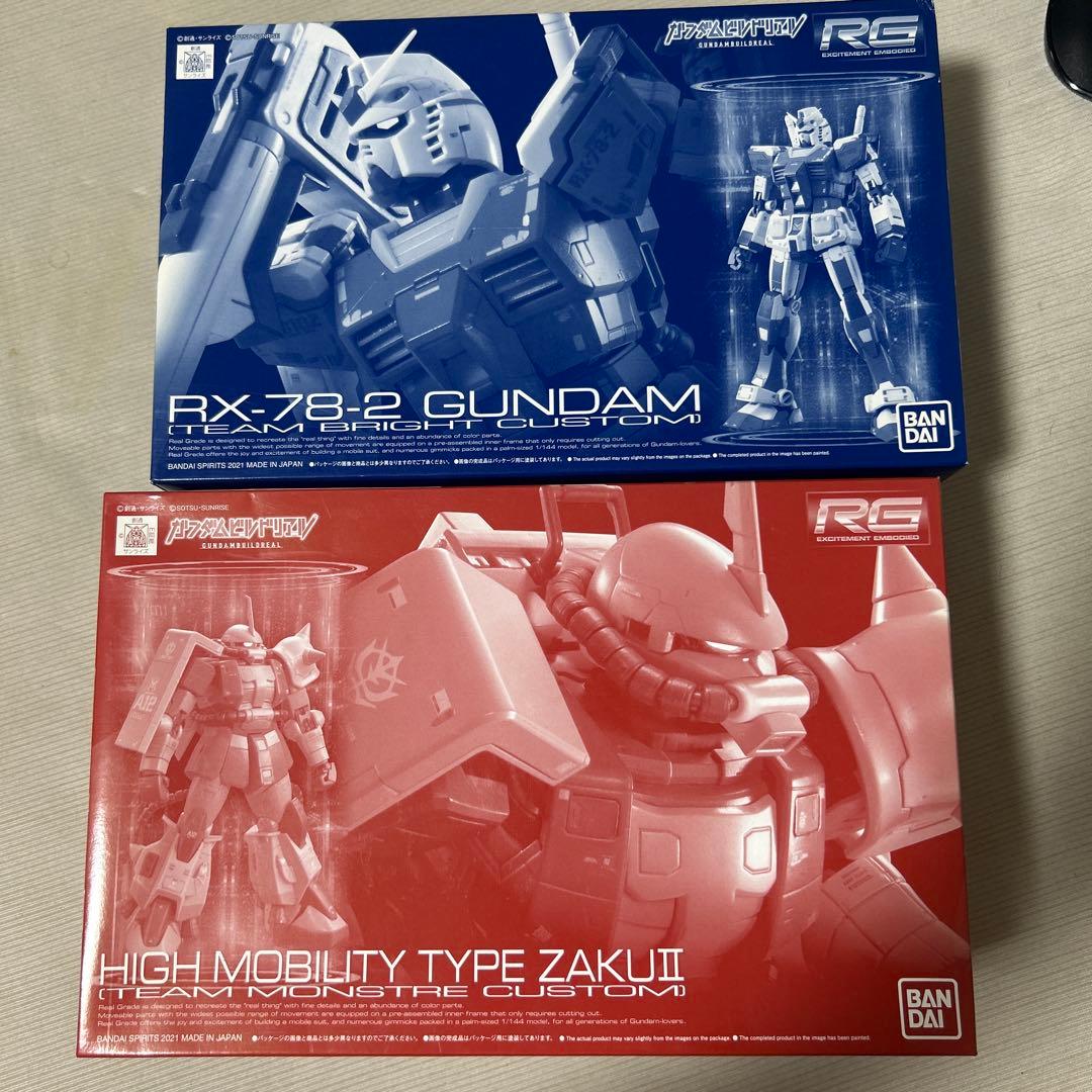 RG RX-78-2 ガンダム & 高機動型ザクII セット - メルカリ