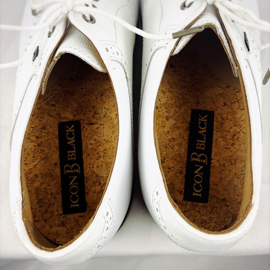新品 FOOT JOY ICON BLACK ゴルフシューズ 最高級ライン 白 - メルカリ