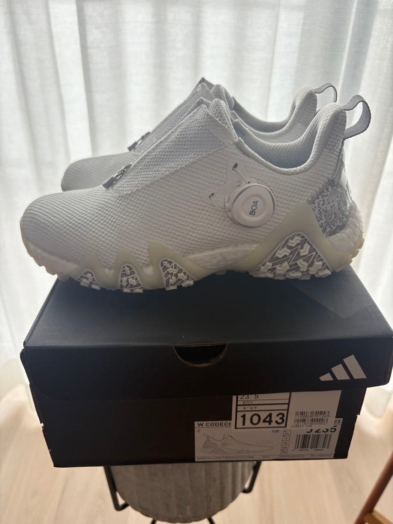 adidas ホワイト コードカオス　BOAシステム　23.5cm