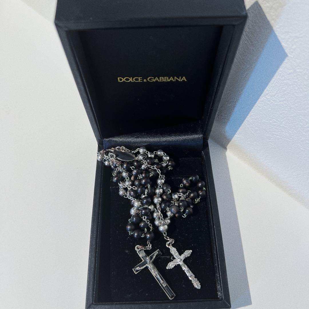 ベッカム着 D＆G / ドルチェ＆ガッバーナ ロザリオ・ネックレス 2本