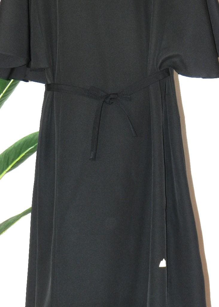 留袖 ワンピース ドレス フレアー袖 手書き友禅染 正絹 496 夢ちりめん