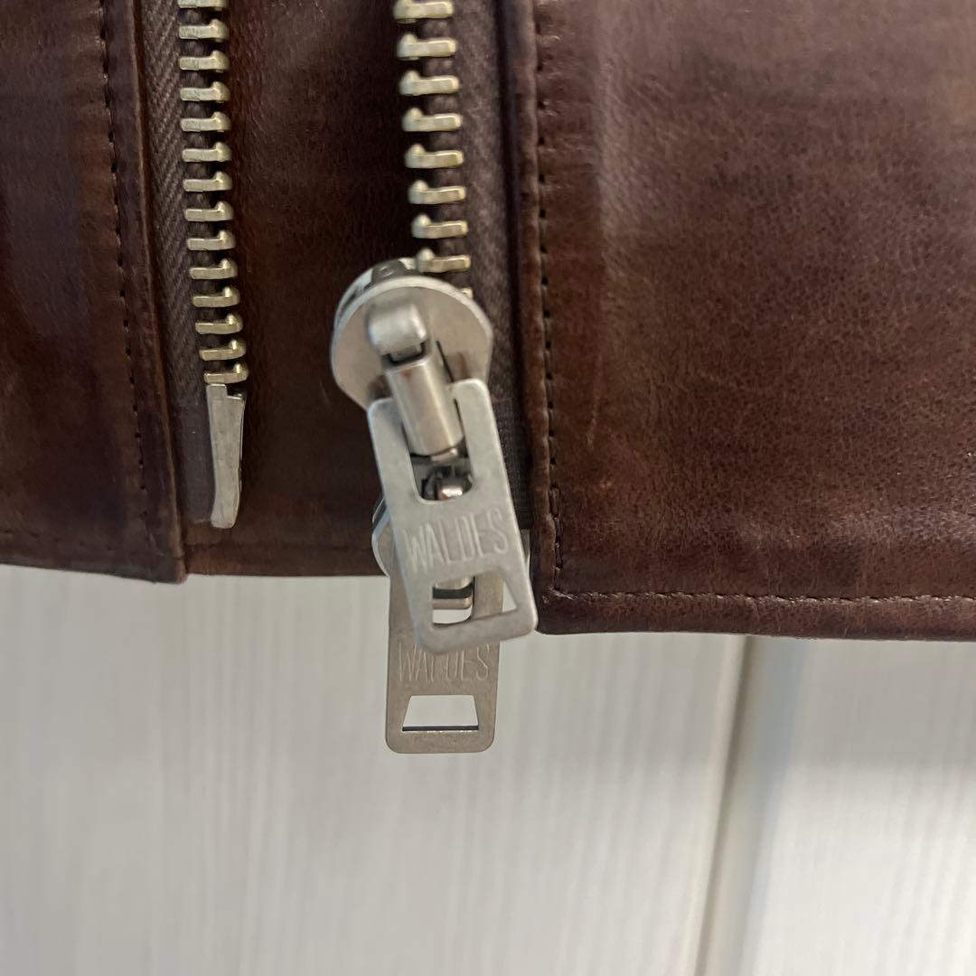 ジ*急様 Name. レザーライダースコードバンダークブラウン名作0トム