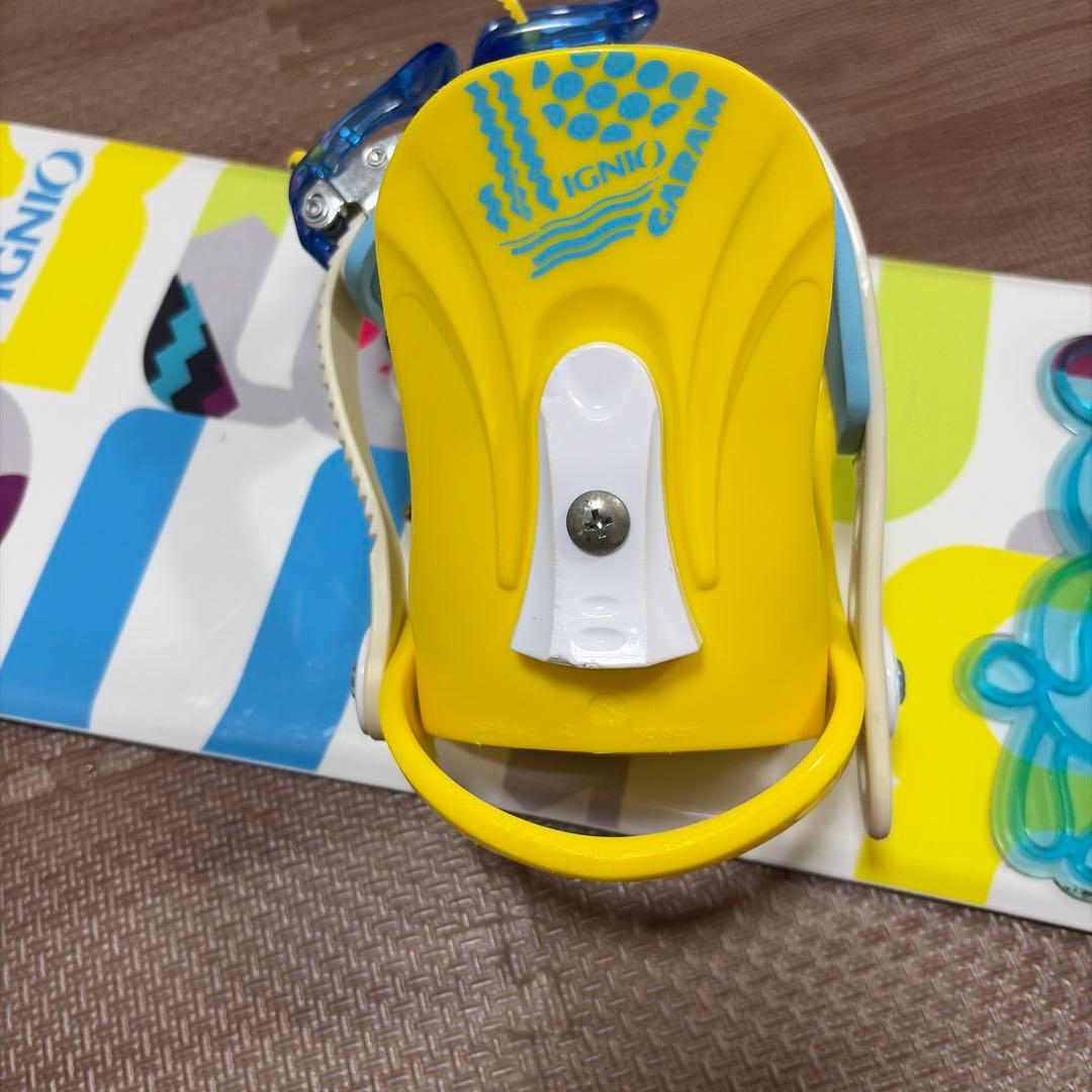 IGNIO キッズ スノーボード ビンディング 2点セット 100 - メルカリ