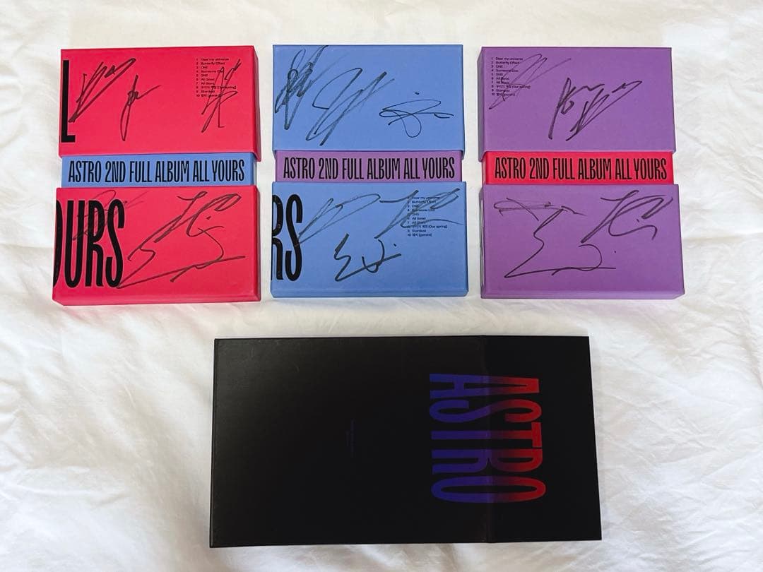 ASTRO 2nd Full Album All Yours 全員サイン入り ASTRO 2nd Full Album All Yours 全員サイン入り ASTRO 2nd Full Album