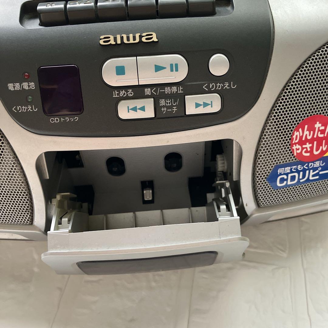 アイワ aiwa CDラジカセ CSD ー ES 217 レトロ ラジオ CD - メルカリ