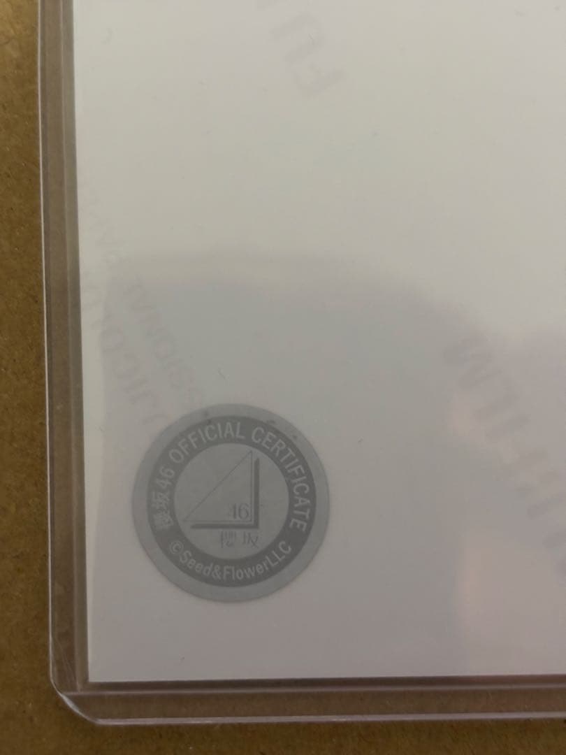 櫻坂46 井上梨名 2025年 サンタ チュウ 直筆サイン