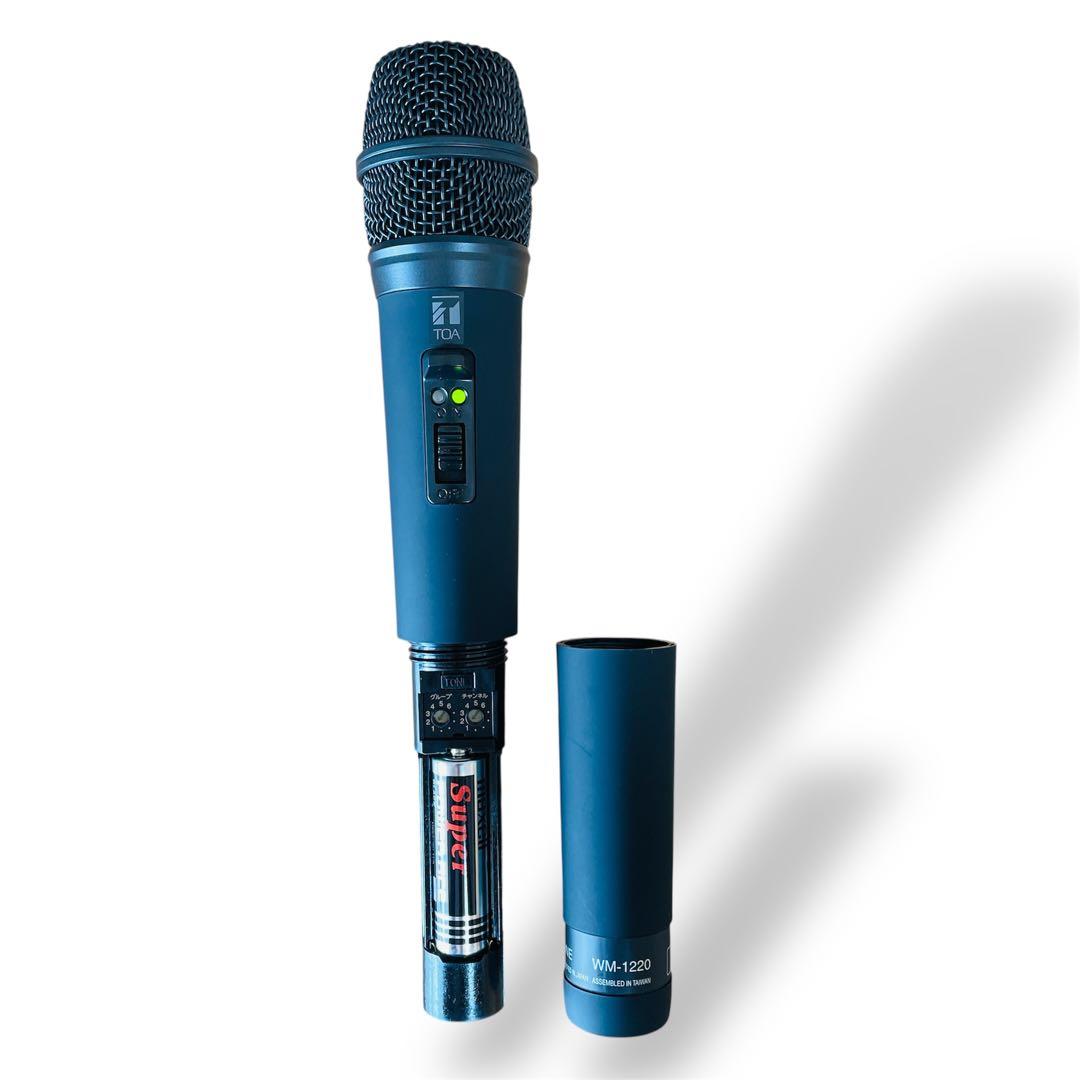 極美品】TOA WM-1220 付属品 ワイヤレスマイク ハンド型 - メルカリ