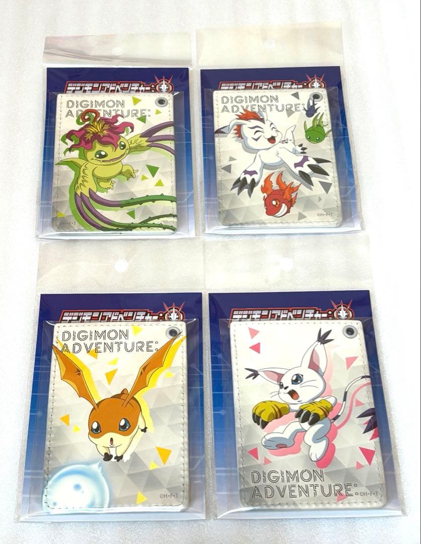 デジモンアドベンチャー 合皮パスケース 書き下ろし コンプリートセット
