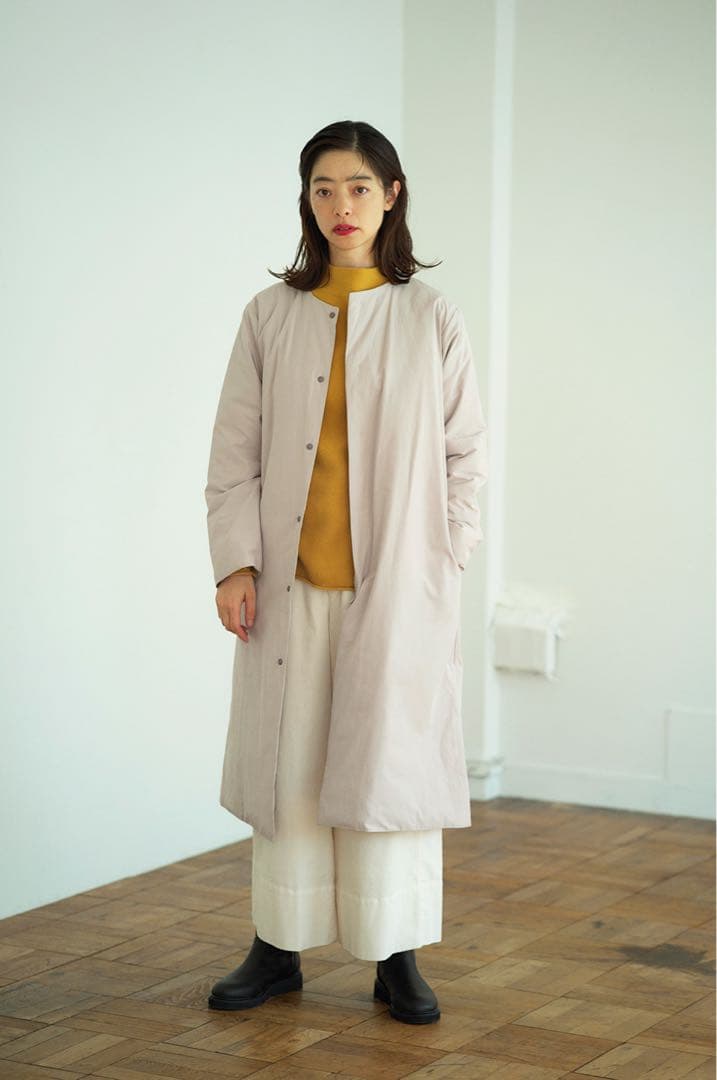 値下げ【美品】plantation ライトリバーダウン　ベージュ Plantation（プランテーション） ブルゾン アウター ライトリバー