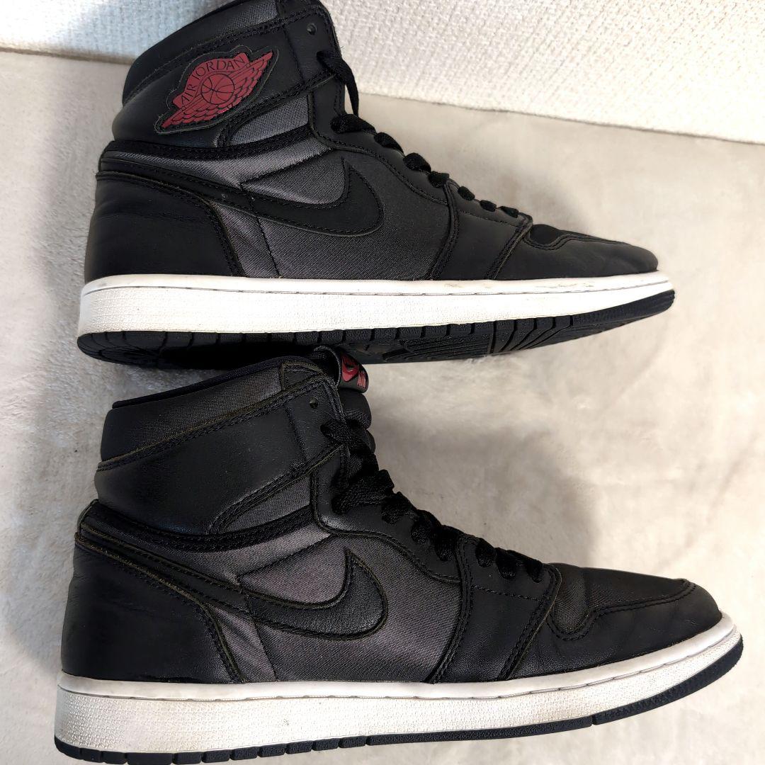 ef6 ナイキ エアジョーダン 黒×赤 ハイカットシューズ 27.5cm