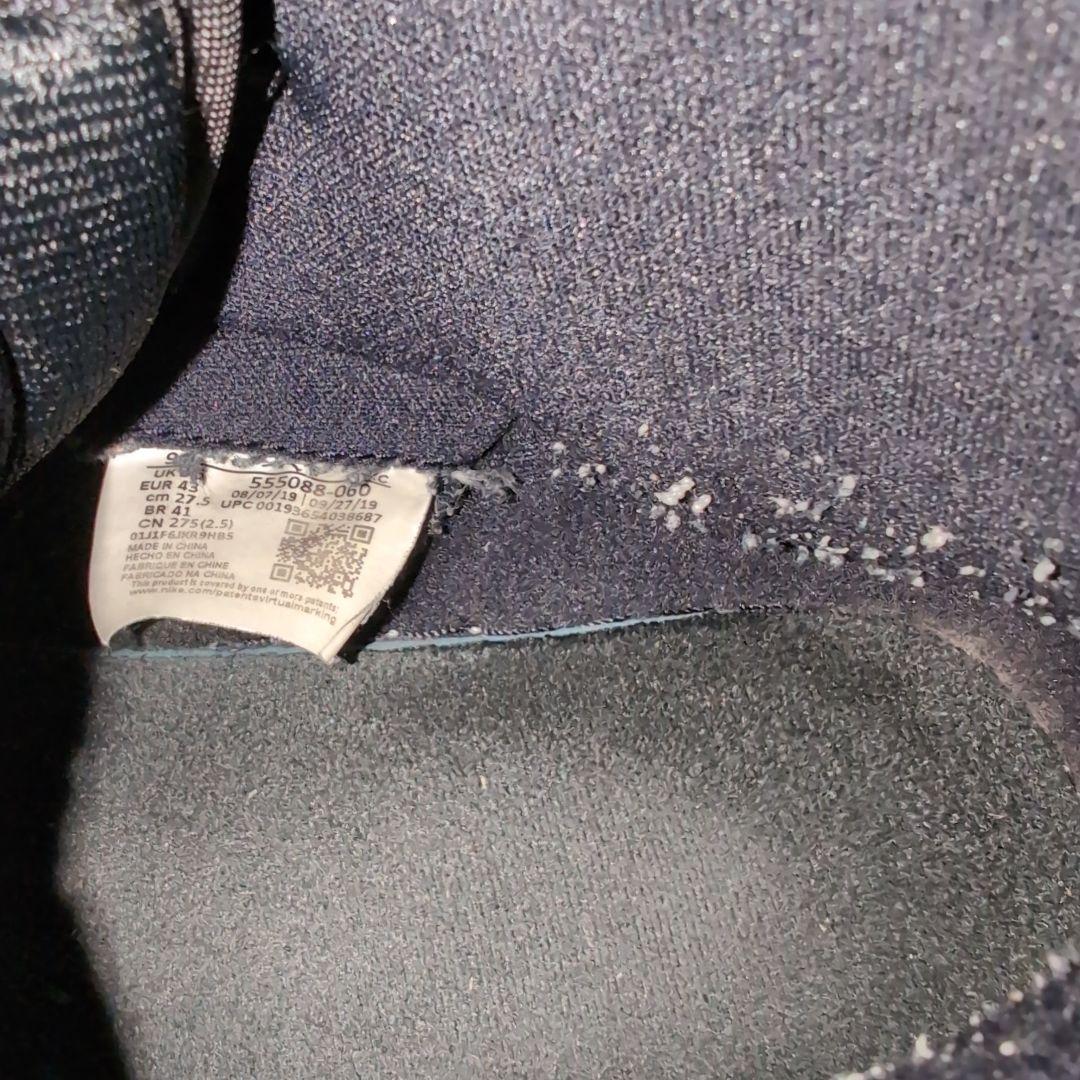 ef6 ナイキ エアジョーダン 黒×赤 ハイカットシューズ 27.5cm