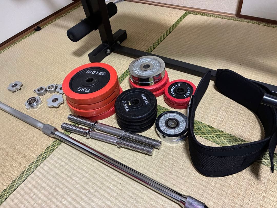 引取限定】FIGHTING ROADウエイトトレーニングセット - メルカリ