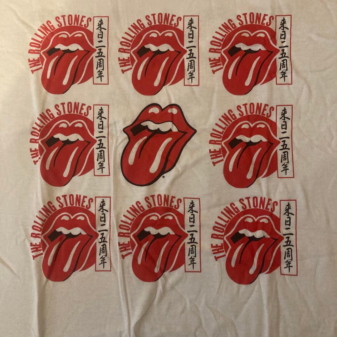 rolling stones 来日25周年 記念 Tシャツ レア ノベルティ
