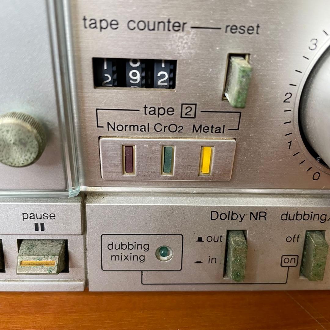 テクニクス Technics ダブルカセットデッキ RS-M202 昭和レトロ - メルカリ