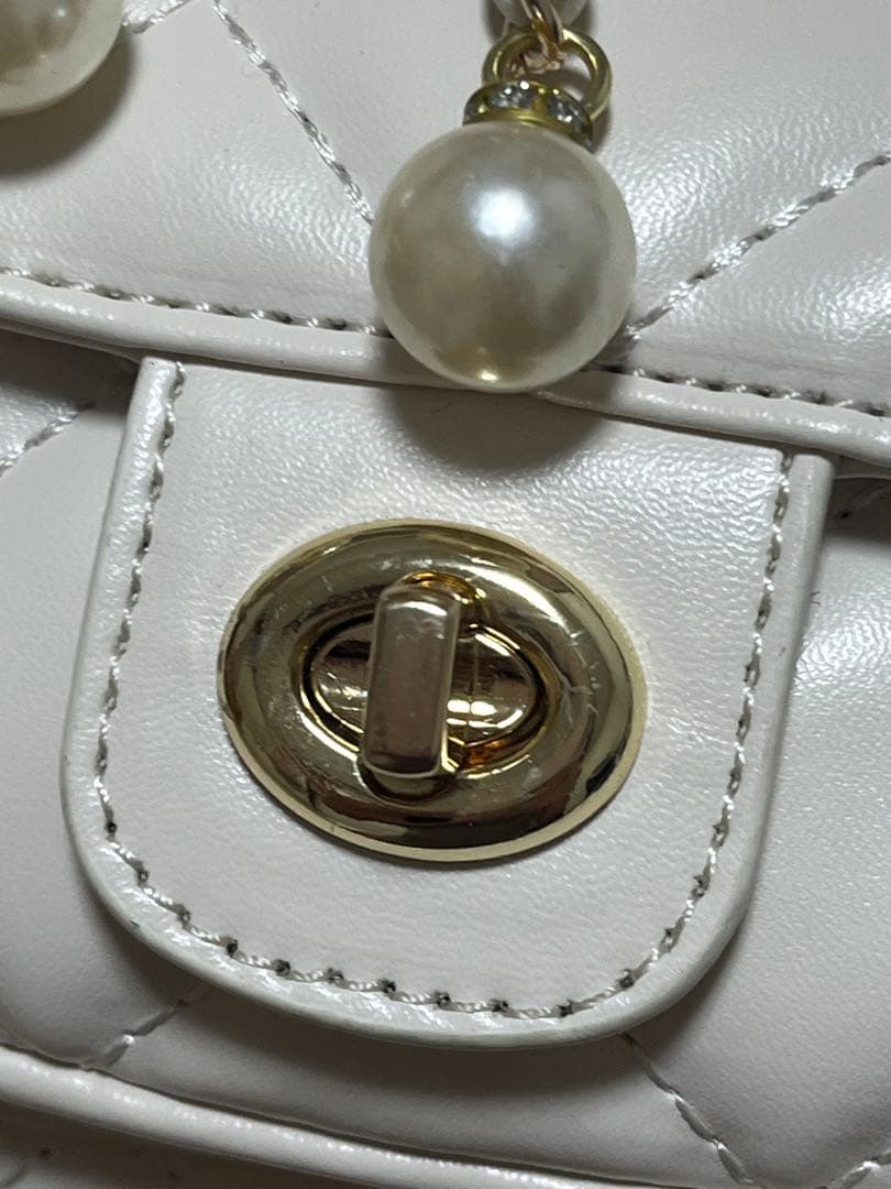 完売品 ロゼミューズ Quilting bijou backpack アイボリー - メルカリ