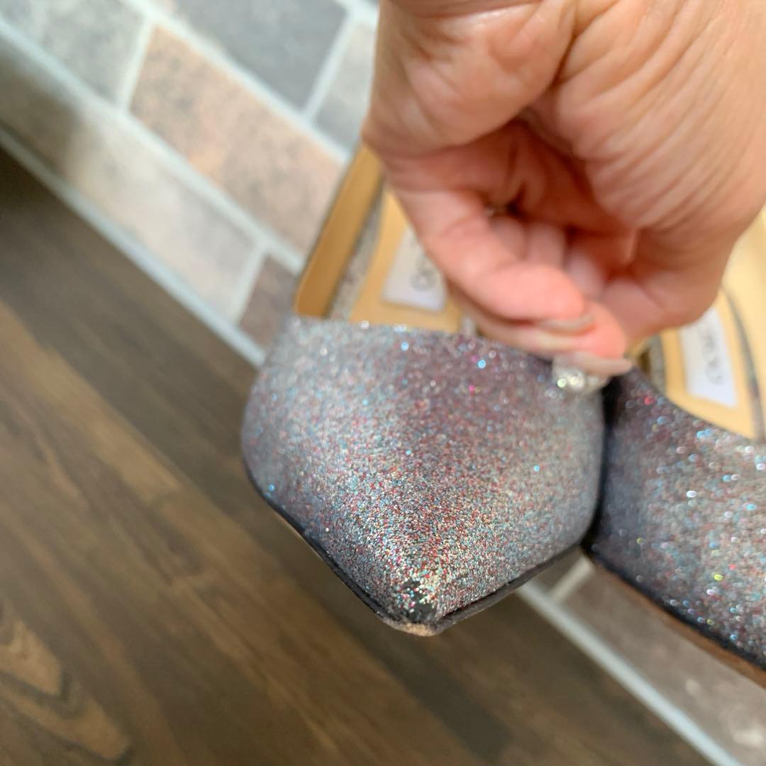 JIMMYCHOO ジミーチュウ 24.5cm ブライダルシューズ