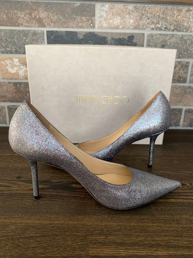 JIMMYCHOO ジミーチュウ 24.5cm ブライダルシューズ