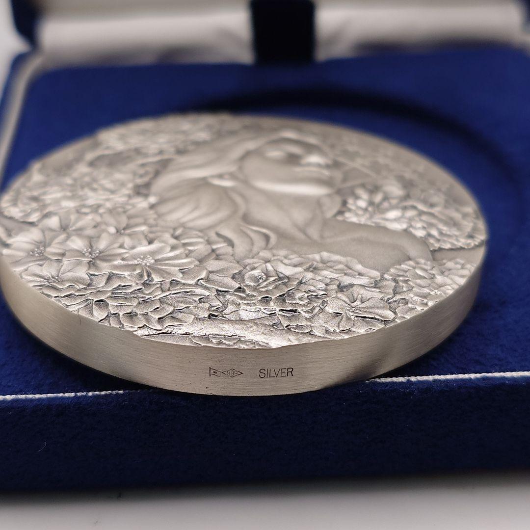 平成三十一年 桜の通り抜け記念 紅手毬 純銀 メダル da2802 - メルカリ