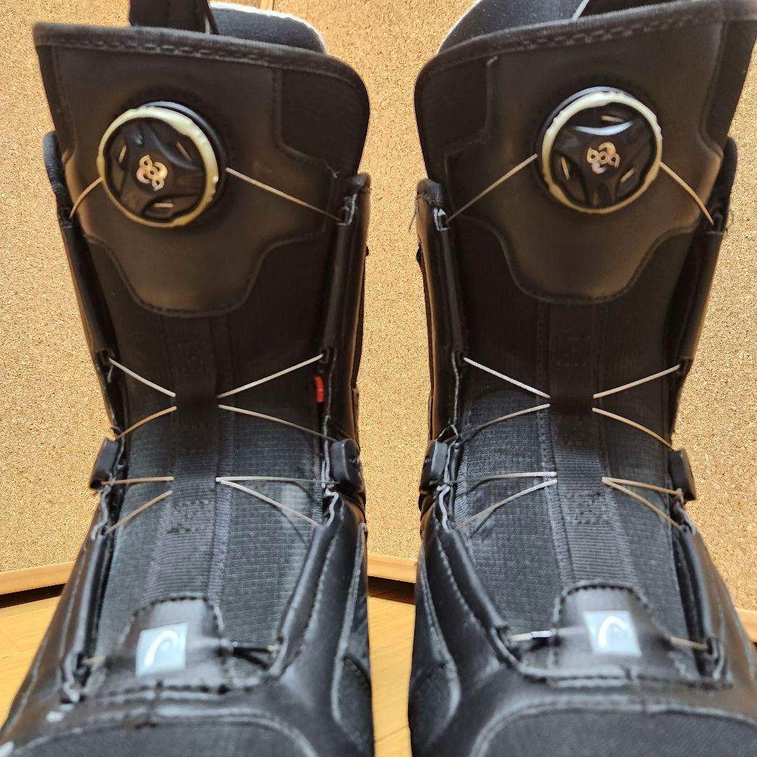 HEAD スノーボード　BoAダイヤルブーツ ブラック 26.5cm