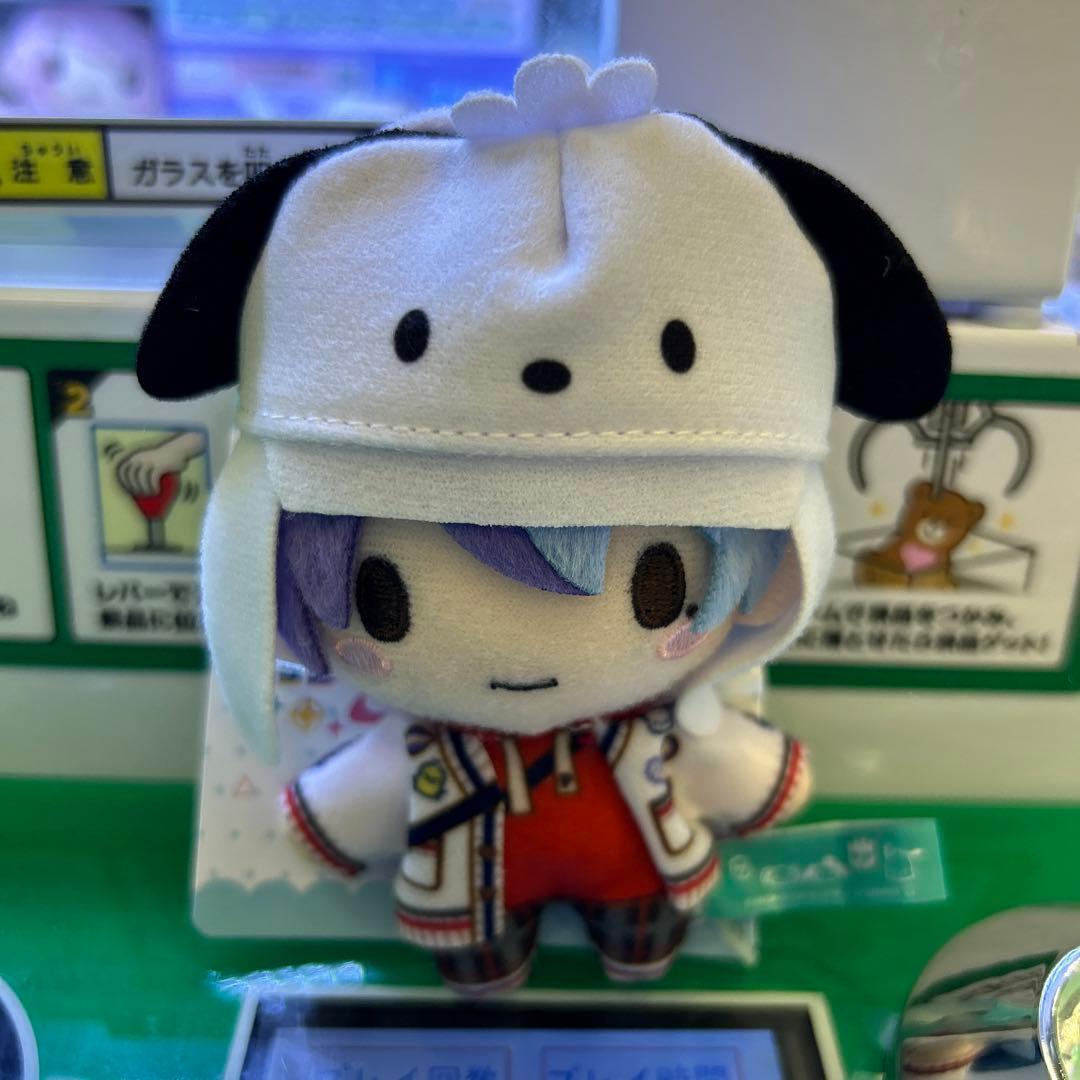 プロセカ ふわぷち サンリオ ぬいぐるみ マスコット 青柳冬弥