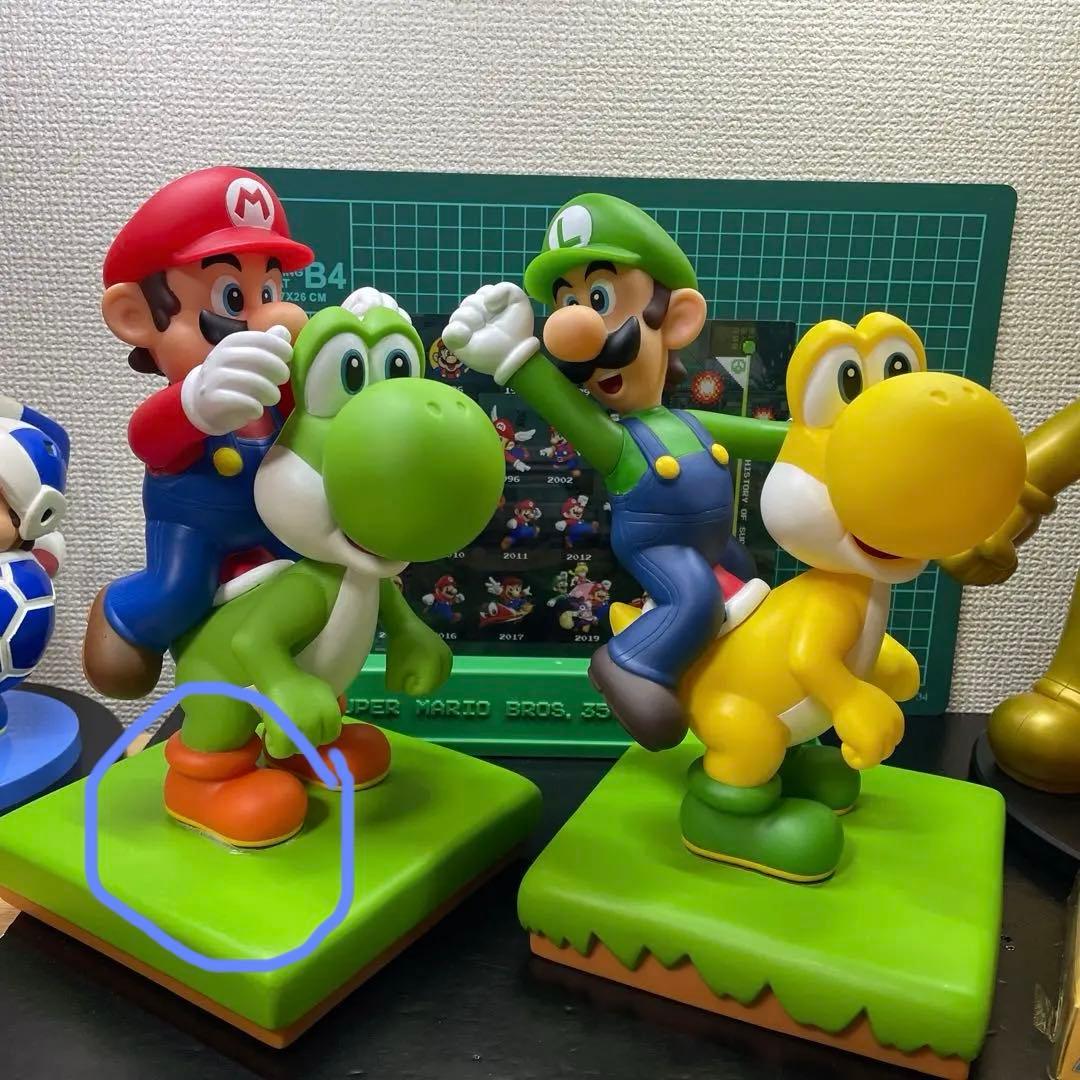 マリオキャラクター フィギュアセットとカート