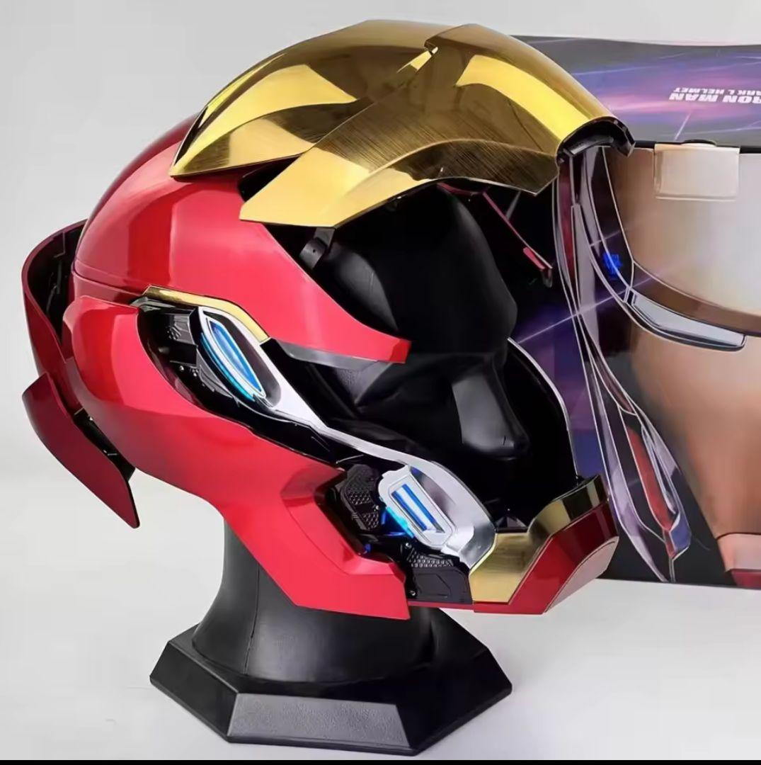 予約注文用】全品検品済 アイアンマンマスク 音声認識 自動開閉式 国内